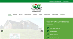 Desktop Screenshot of heartlandturffarms.com